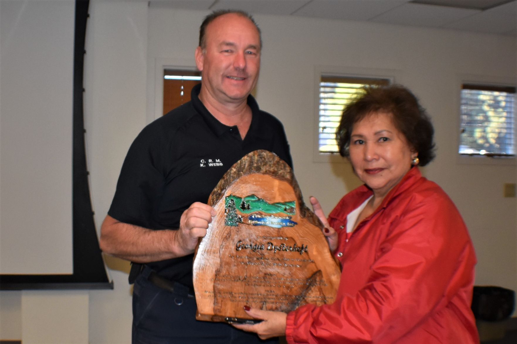PLHS recognizes Museum Director Georgia Dysterheft